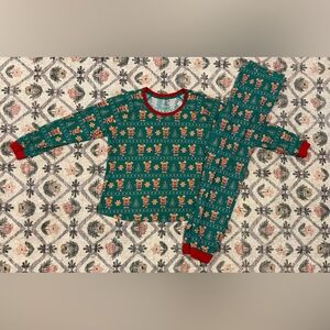 Disney Store Mickey and Minnie Mouse Holiday Women Pajama Gingerbread Set XL